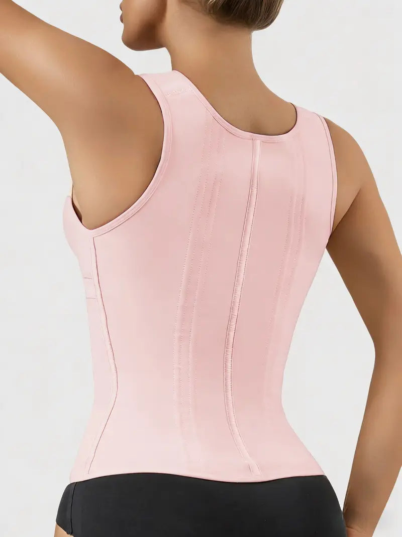 Waist Trainer Shapewear for Women – Tummy Control Workout Girdle with Adjustable Shoulder Straps