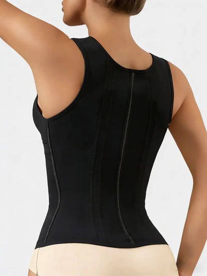 Waist Trainer Shapewear for Women – Tummy Control Workout Girdle with Adjustable Shoulder Straps